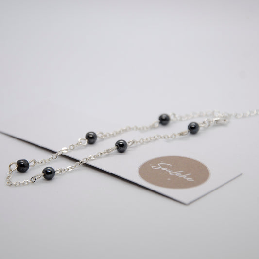 Bracelet - Hematite & 925 Silver