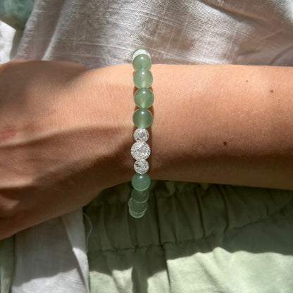 Determination, Luck x Wealth • Bracelet • Green Aventurine