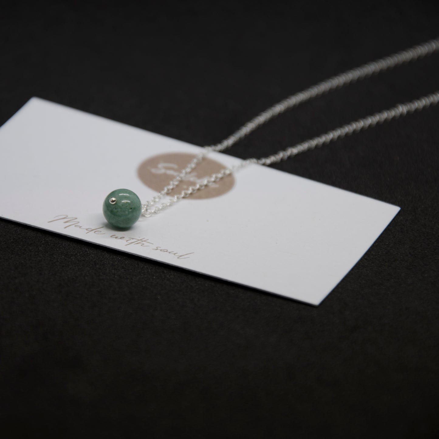 Jade Stone Necklace | Jade Crystal Necklace | Soulehe