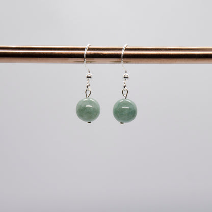 Jade Drop Earrings | Jade Stone Earrings | Soulehe
