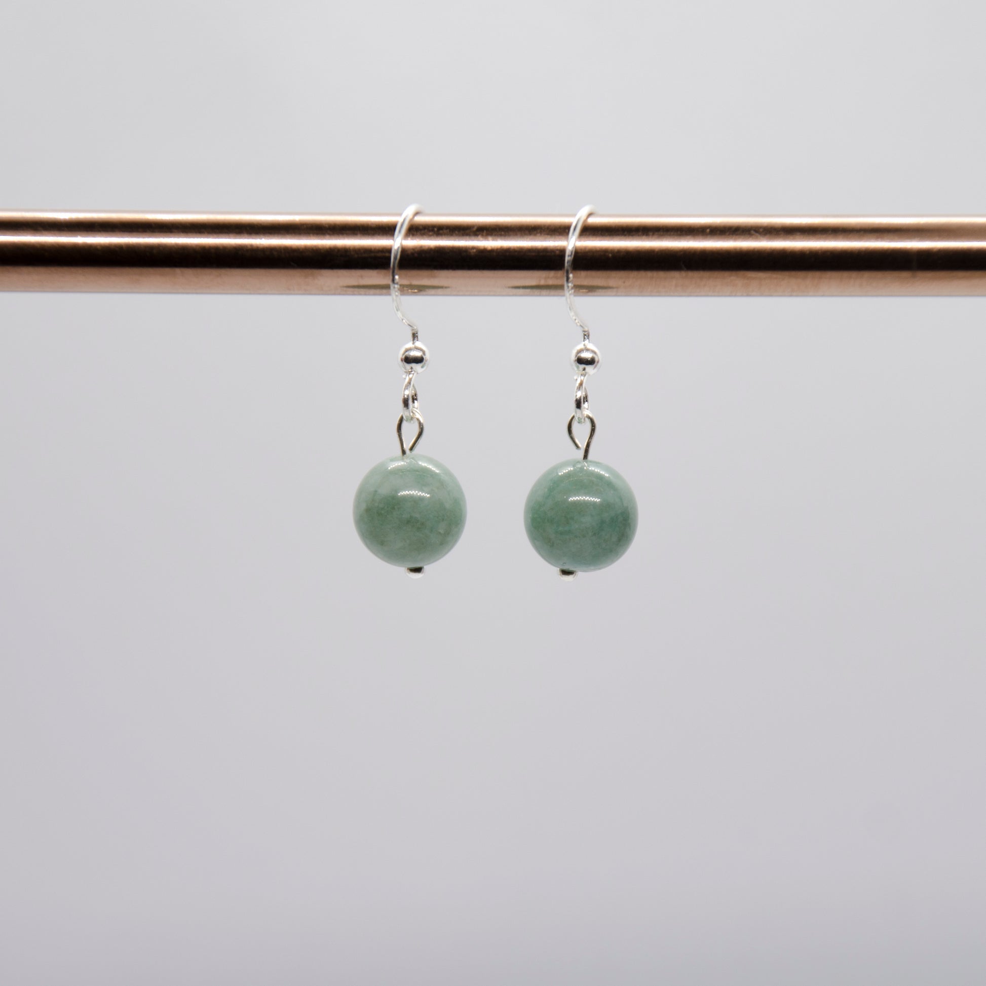 Jade Drop Earrings | Jade Stone Earrings | Soulehe