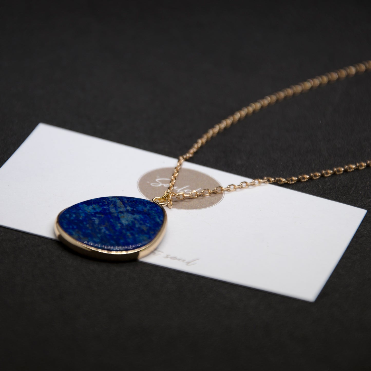 Necklace - Lapis Lazuli & 18K Gold