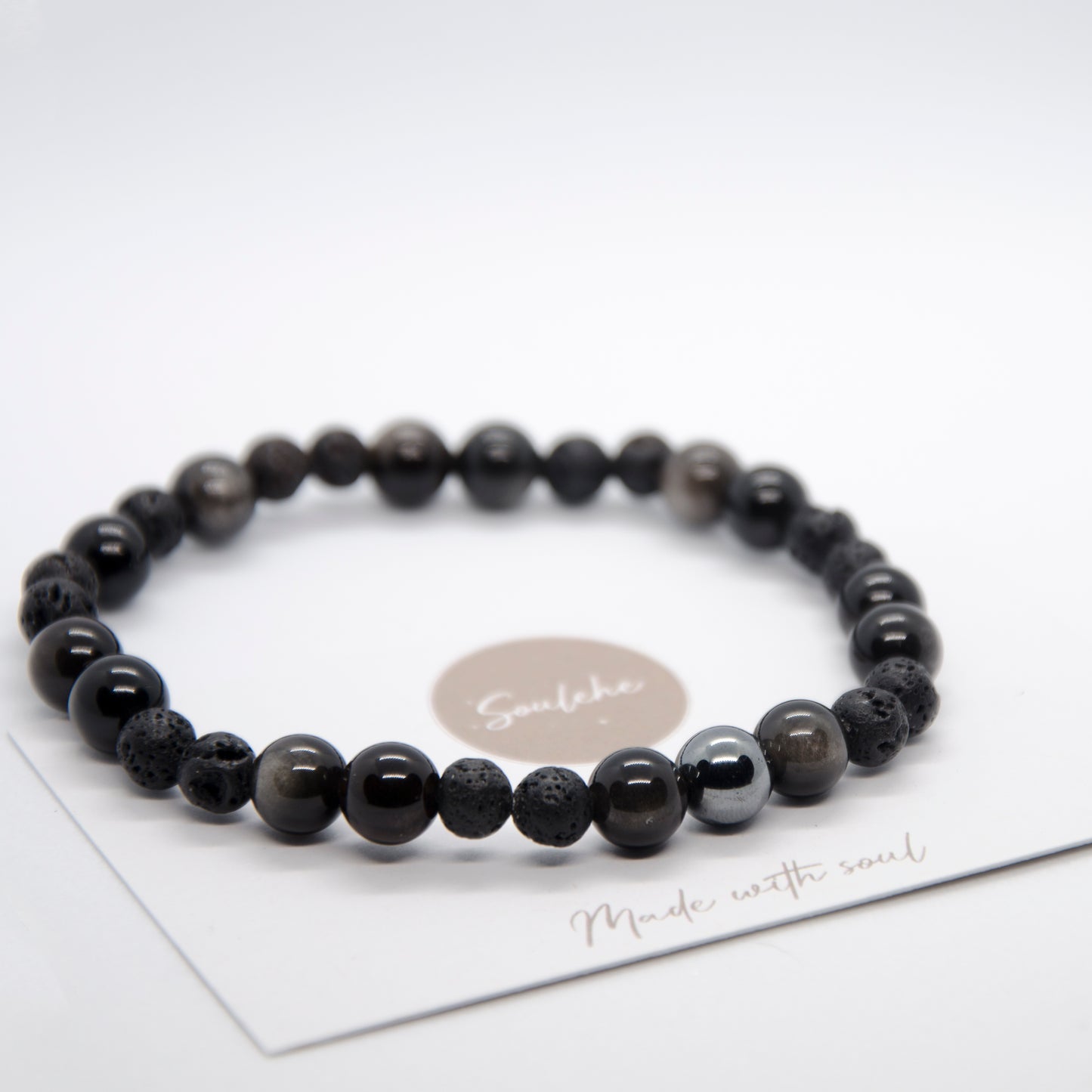 Black Breaded Bracelet