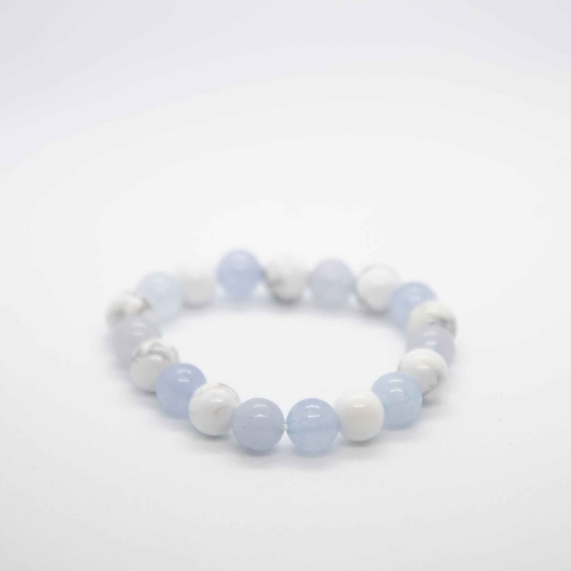 Bracelet - Howlite & Morganite Chalcedony