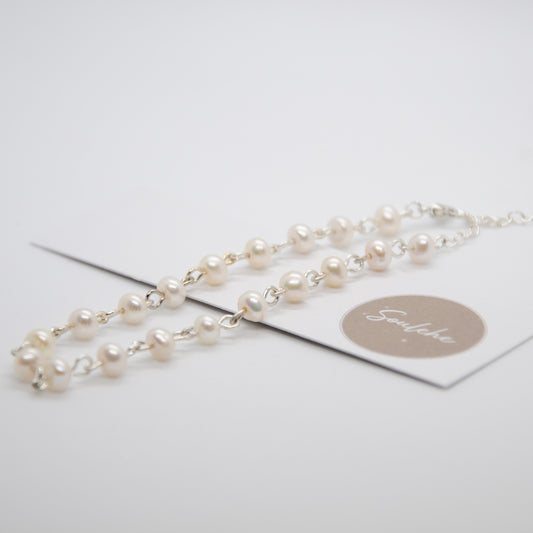  Bracelet - Pearl & 925 Silver