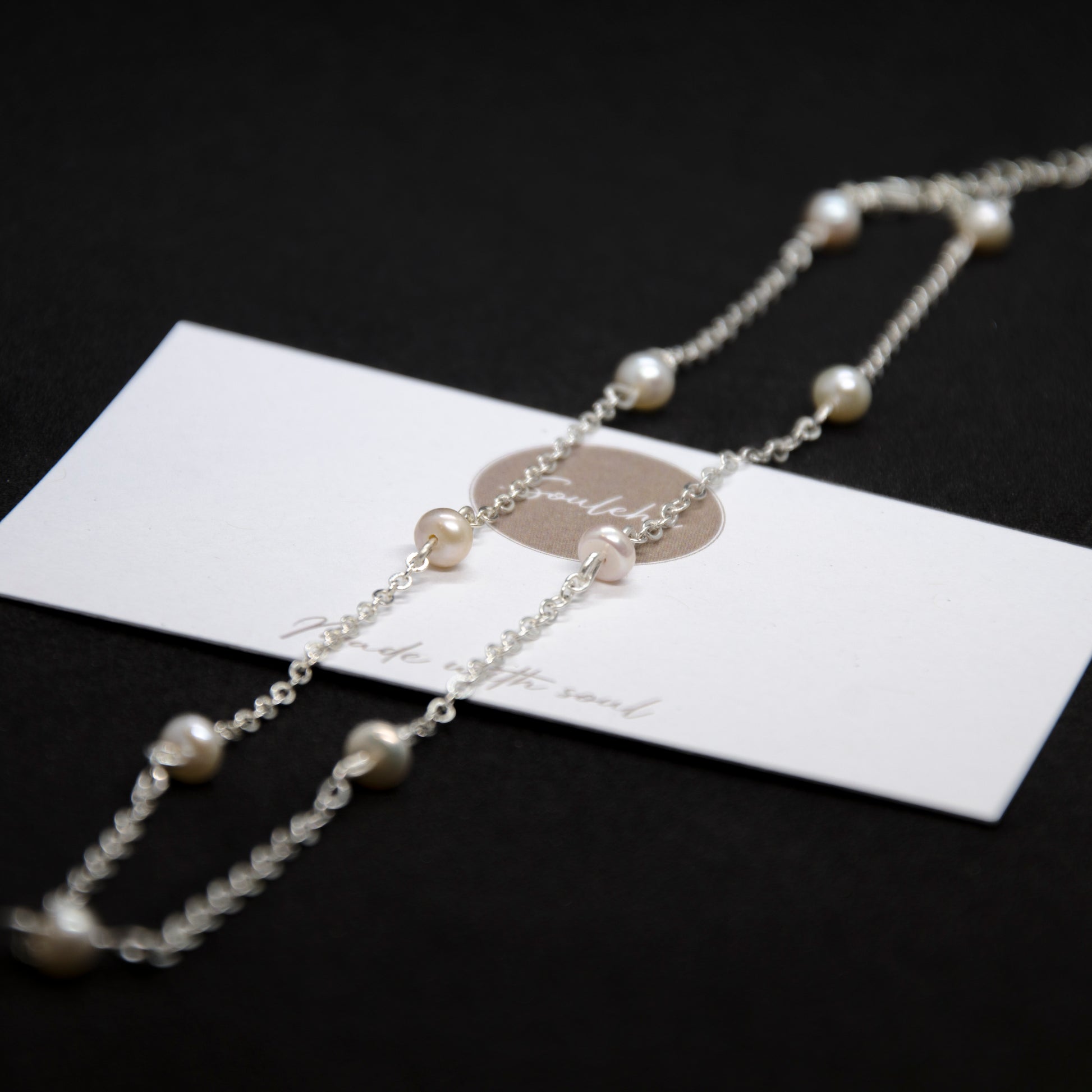 Necklace - Pearl & 925 Silver