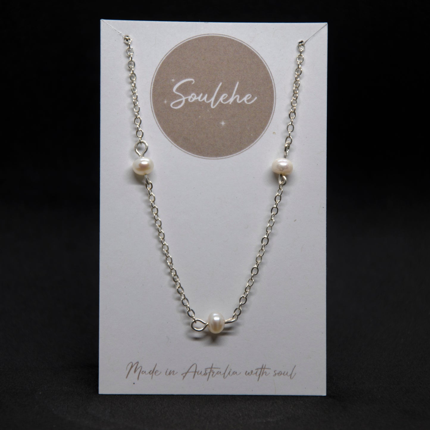 Beauty x Femininity | Pearl & 925 Silver Necklace | Soulehe