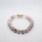Balance X Understanding • Bracelet • Pink Zebra & Grey Agate | Soulehe