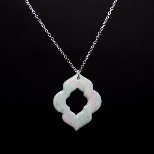 Necklace - Polymer Clay & 925 Silver