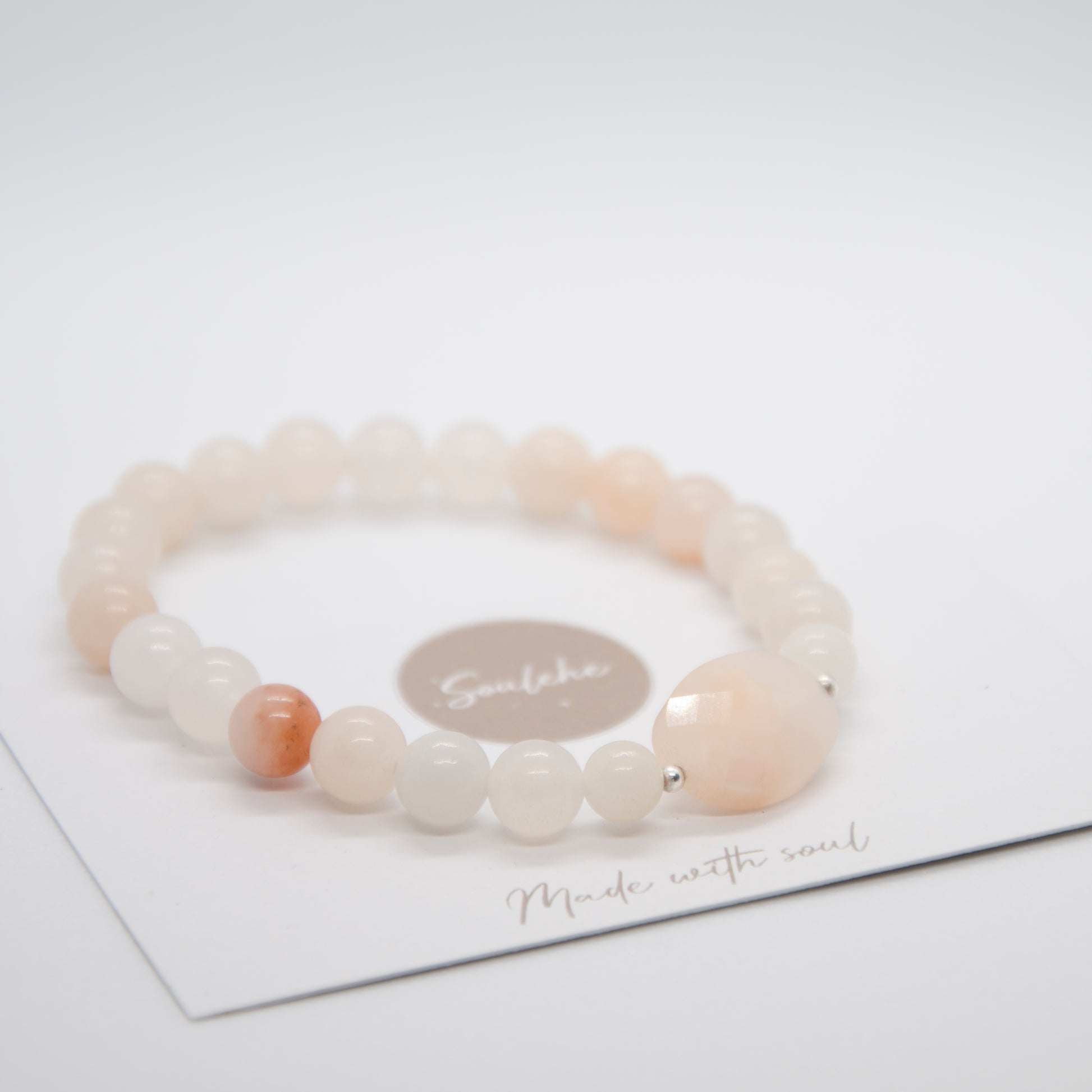 Bracelet - Pink Aventurine & 925 Silver