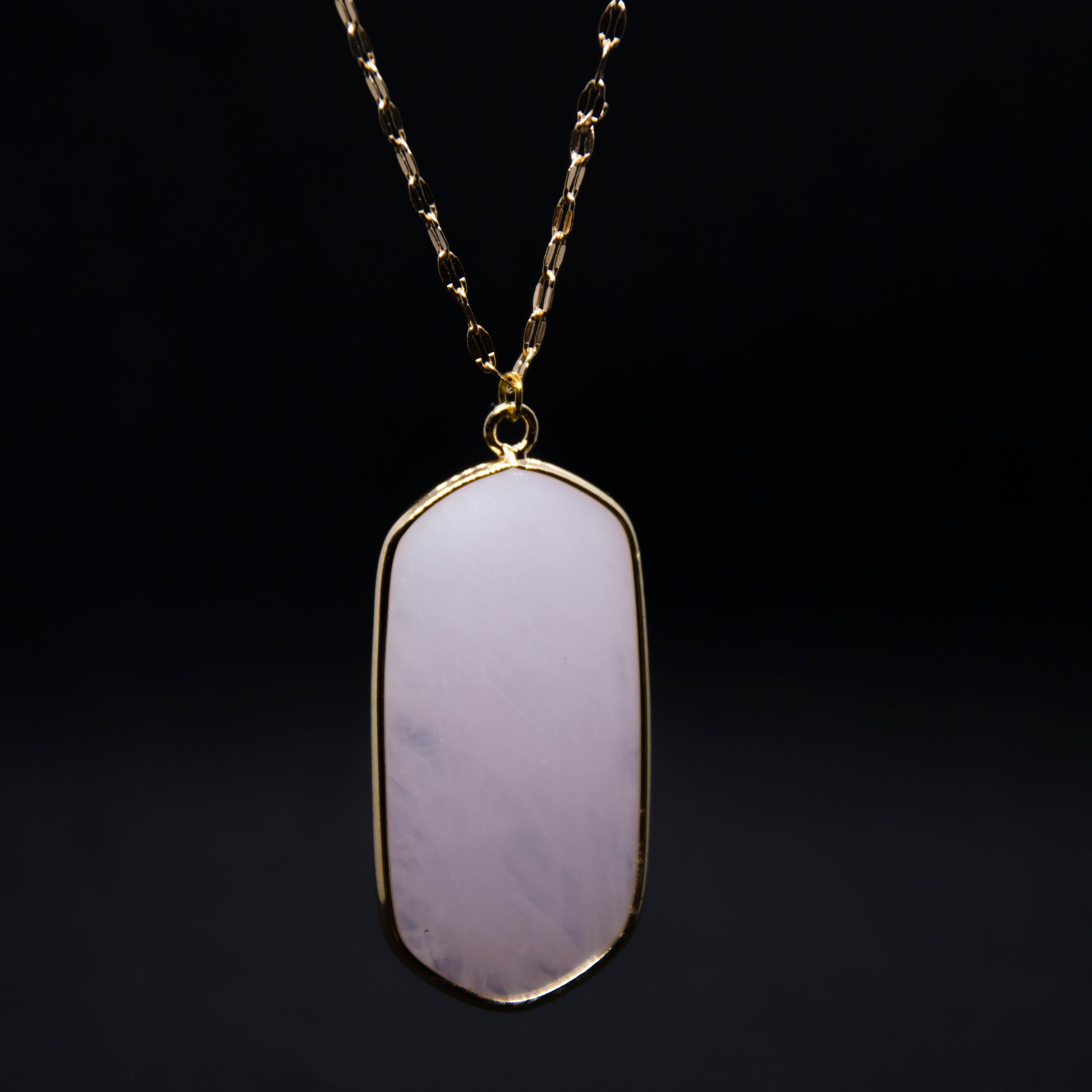 Rose Quartz Necklace | Rose Quartz Earrings | Soulehe