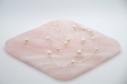 Rose Quartz Jewelry Plate