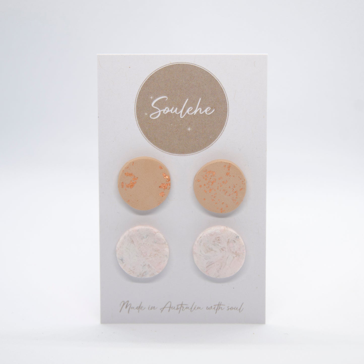 Earrings Polymer Clay & 925 Silver