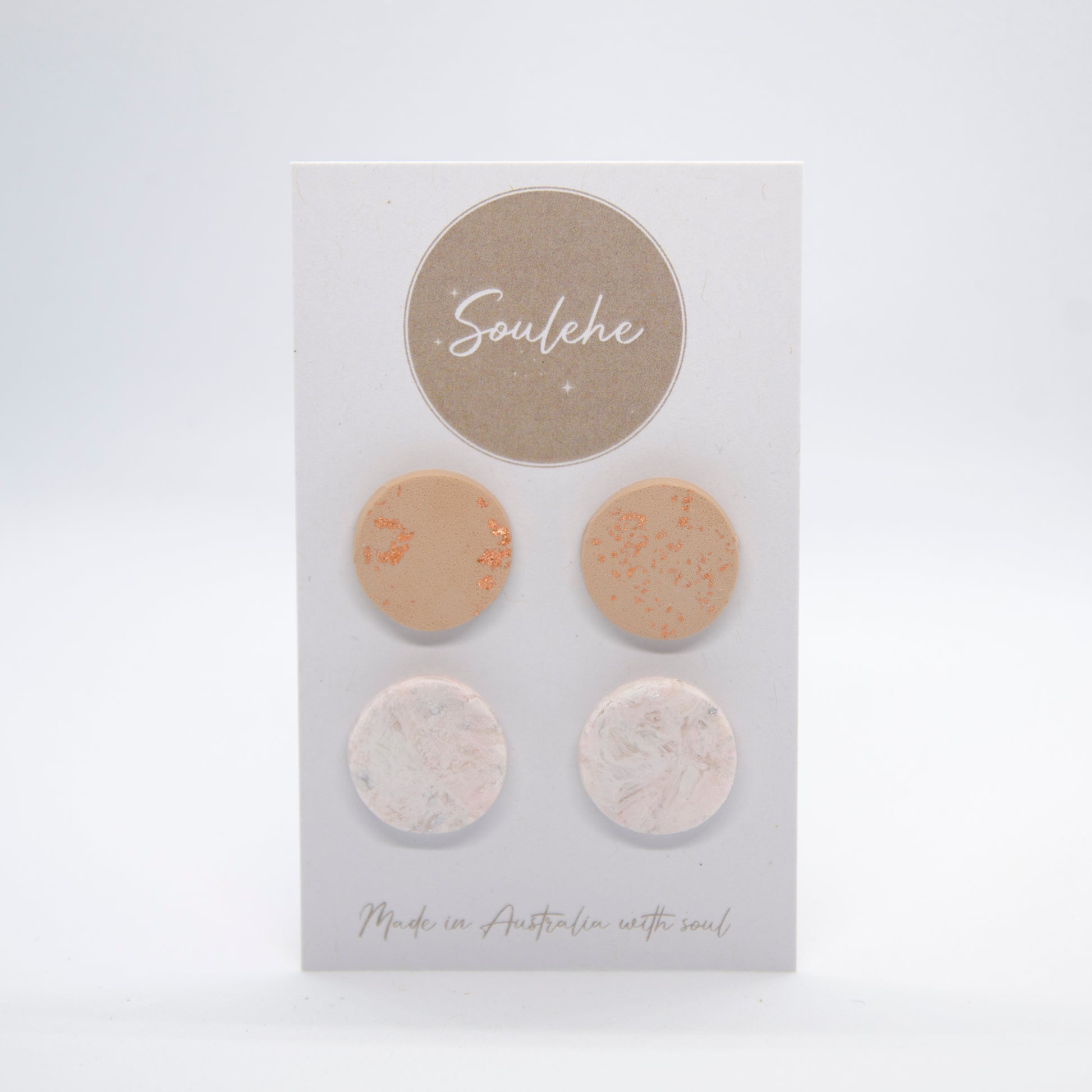 Earrings Polymer Clay & 925 Silver