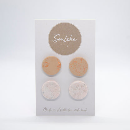 Earrings Polymer Clay & 925 Silver