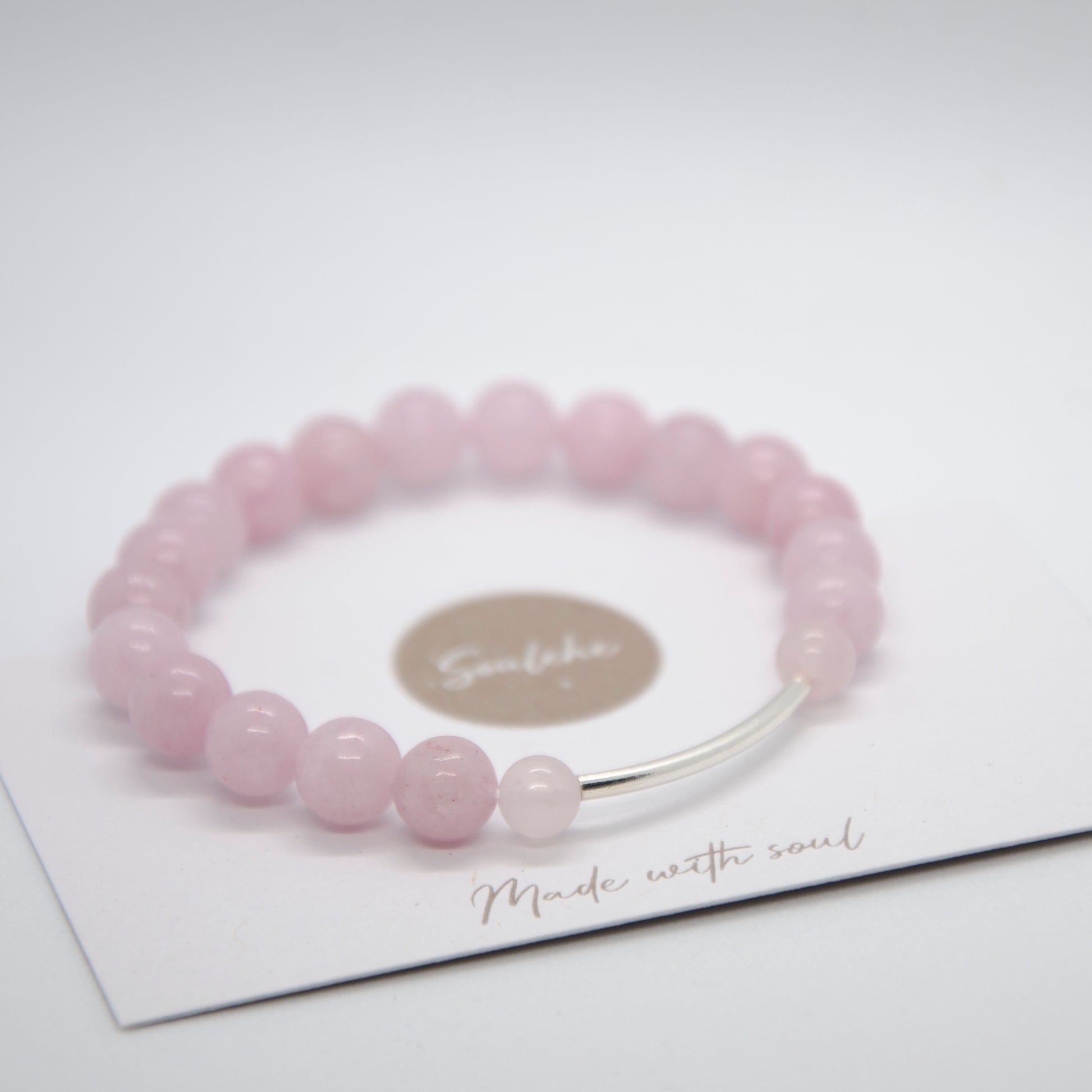Strawberry & Rose Quartz Bracelet | Women's Bracelet | Soulehe