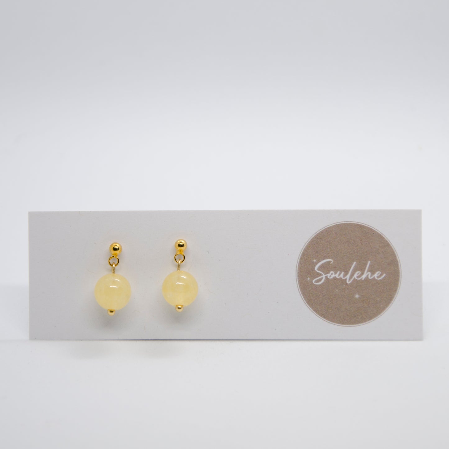 Citrine Gold Earrings