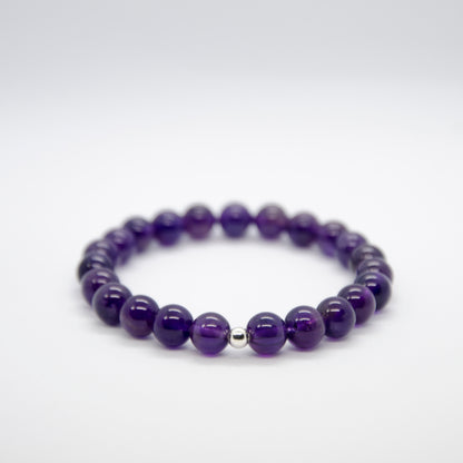 Amethyst Stone Bracelet | Purple Amethyst Bracelet | Soulehe