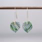Polymer Clay Leaf Earrings | Handmade Earrings | Soulehe